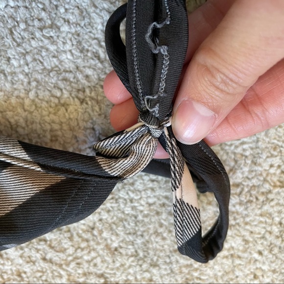 Burberry plaid black bikini swimsuit XS - Picture 11 of 15